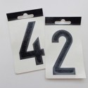 NUMERO 8 CM ALTURA 2 ADHESIVO