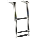 ESCALERA INOX TELESCÓPICA 3 PELDAÑOS
