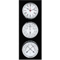 ESTACIÓN METEOROLÓGICA 3 RELOJES NEGRA