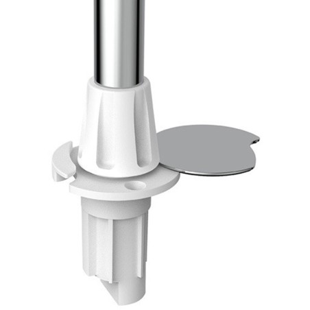 LUZ LED BLANCA 360º MASTIL INOXEN100cm