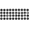 JUEGO DE 40 ADHESIVOS PARA INTERRUPTORES
