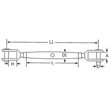 TENSOR CERRADO INOX M-6
