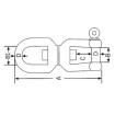 GIRATORIO CGRILLETE INOX 8MM