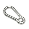 MOSQUETON INOX 10 MM CON OJO