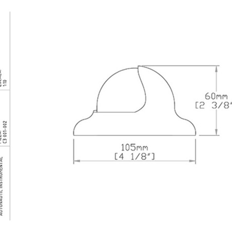 COMPAS DE SUPERFICIE BLANCO 65 MM