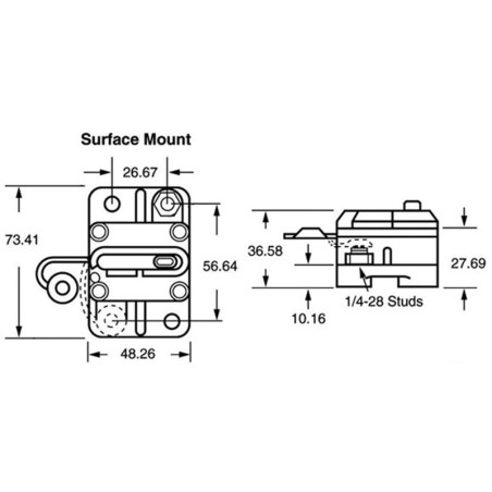 FUSIBLE REARMABLE MAGNETOT120A SUPERFIC