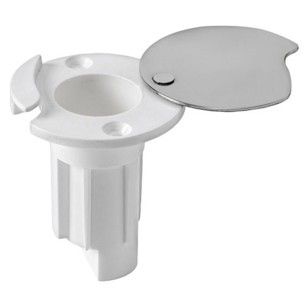 BASE EMPOTRABLE CON TAPA DESLIZANTE INOX