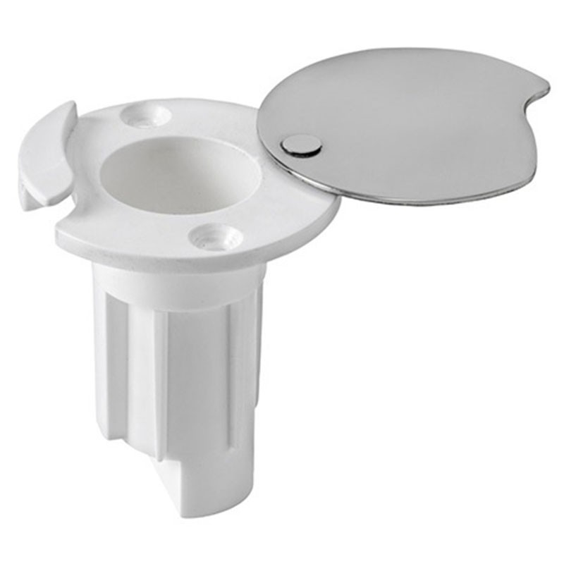 BASE EMPOTRABLE CON TAPA DESLIZANTE INOX