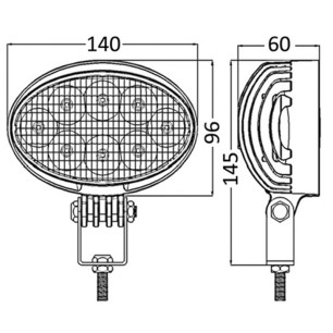 FOCO AJUSTABLE DE LEDS 24W