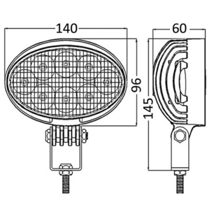 FOCO AJUSTABLE DE LEDS 40W