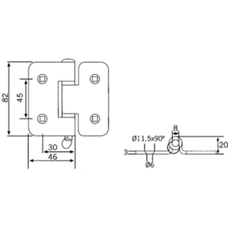 BISAGRA ACINOXELECTROPULIDO