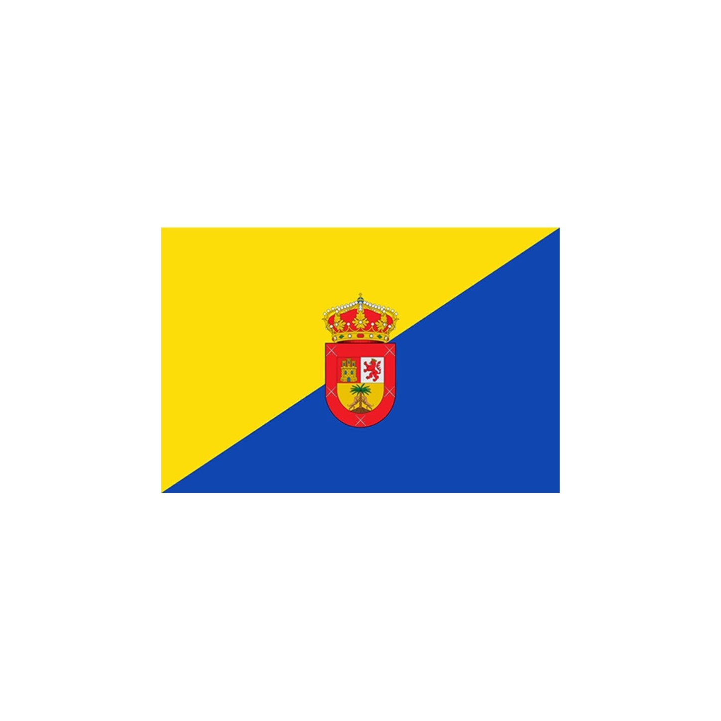 BANDERA GRAN CANARIA 45 x 30 BANDERA GRAN CANARIA 45 x 30